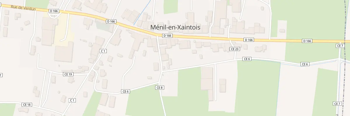 Plan du 473 Rue de Verdun à Ménil-en-Xaintois