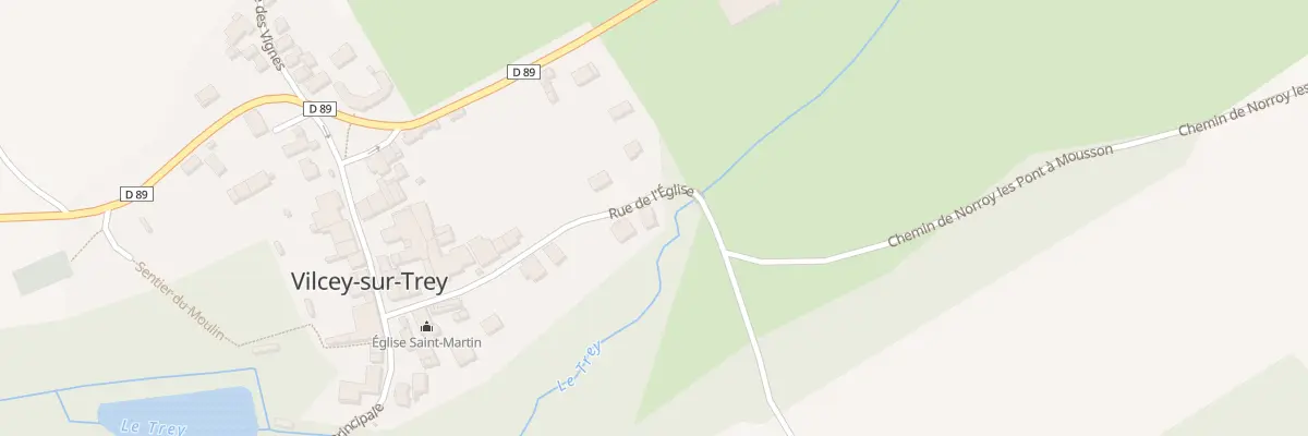 Plan du 128 Rue de l’Eglise à Vilcey-sur-Trey