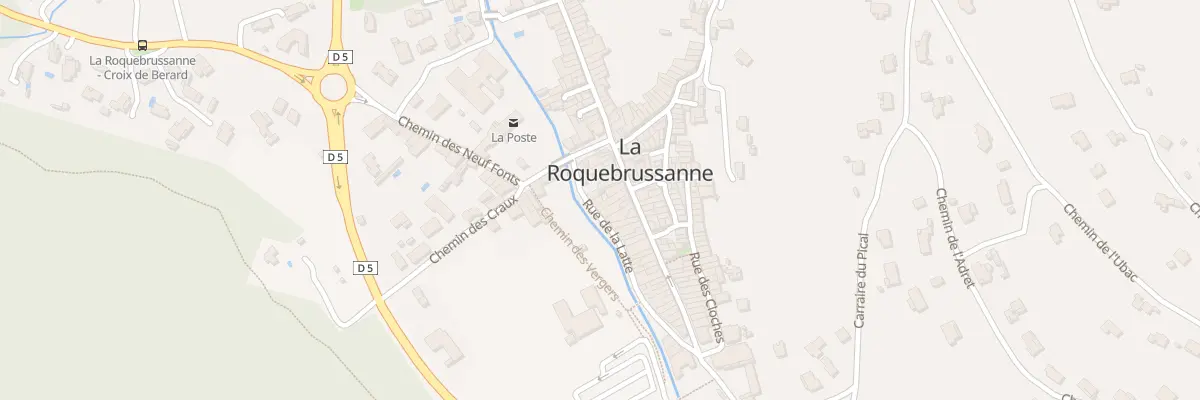 Plan du 23 Rue de la Latte à La Roquebrussanne