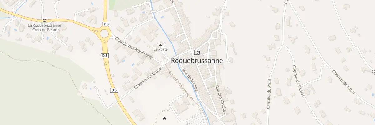 Plan du 5088 Rue Georges Clémenceau à La Roquebrussanne