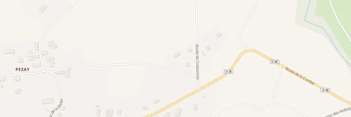Plan du 2650 Rte de Croisonnaz à Thusy