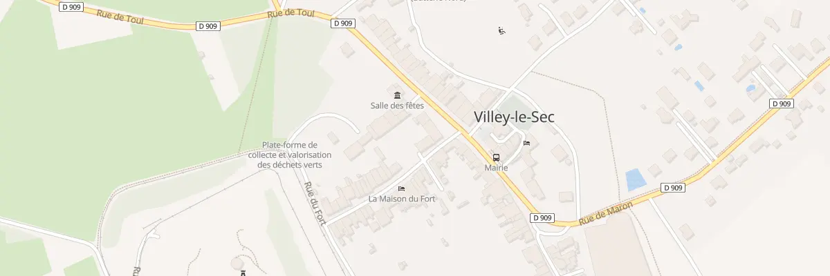 Plan du 2 Rue du Fort à Villey-le-Sec