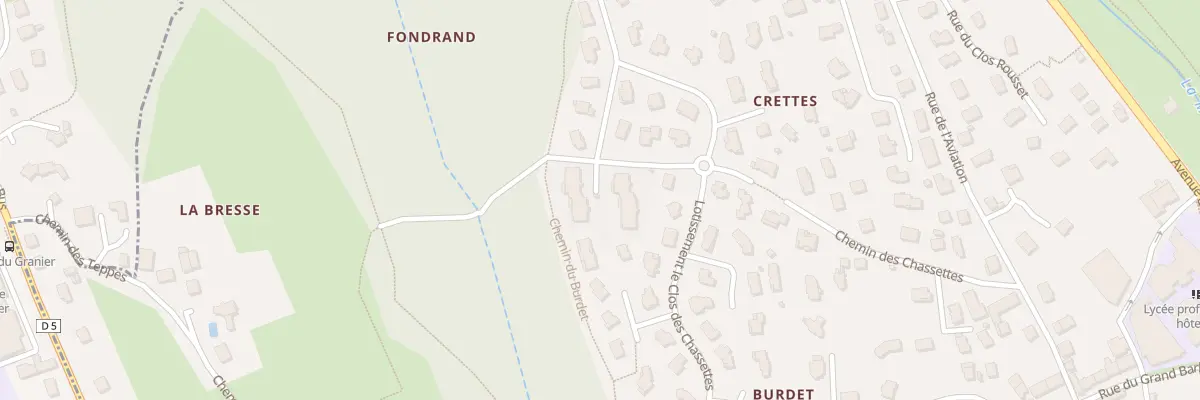 Plan du 55 Lot le Clos des Chassettes à Challes-les-Eaux