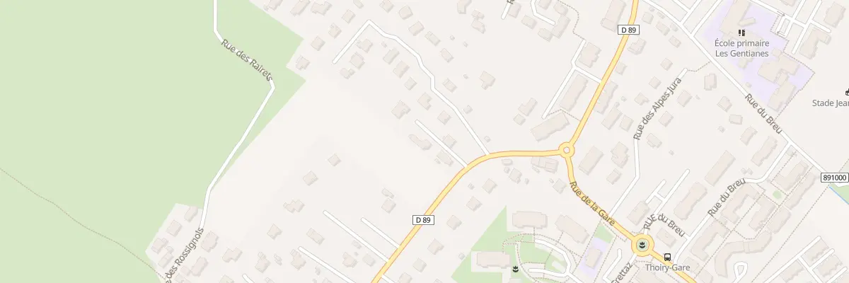 Plan du 130 Rue des Tamaris à Thoiry