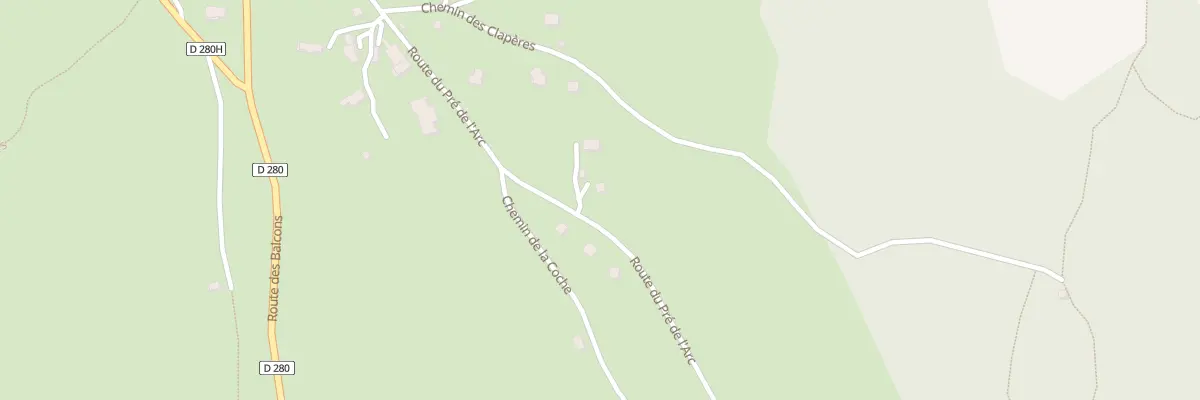 Plan du 477 Rte du Pre de l’Arc à Laval-en-Belledonne