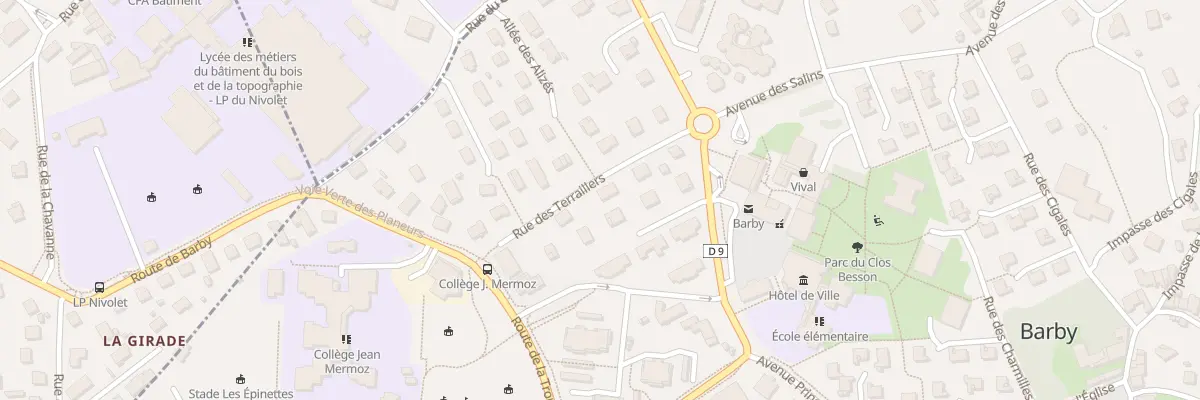 Plan du 97 Rue des Terraillers à Saint-Ours