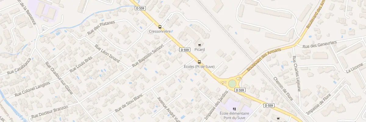 Plan du 5000 Rue de Siou Blanc à Toulon