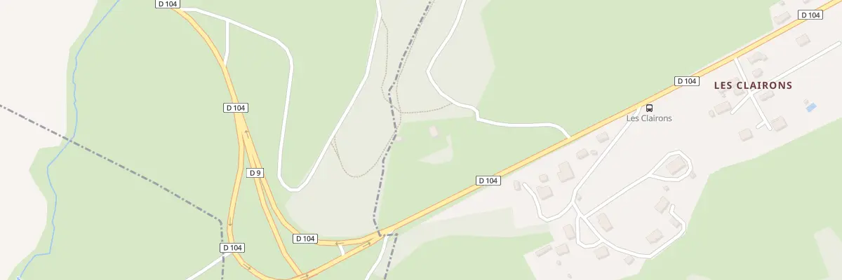 Plan du 18 Rte des Clairons à Pugey