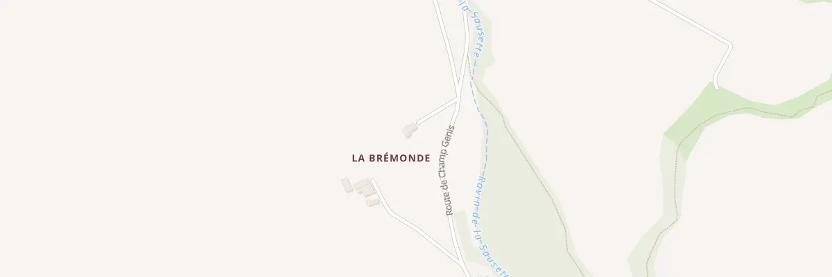 Plan du 7080 Champ Genis à Salignac