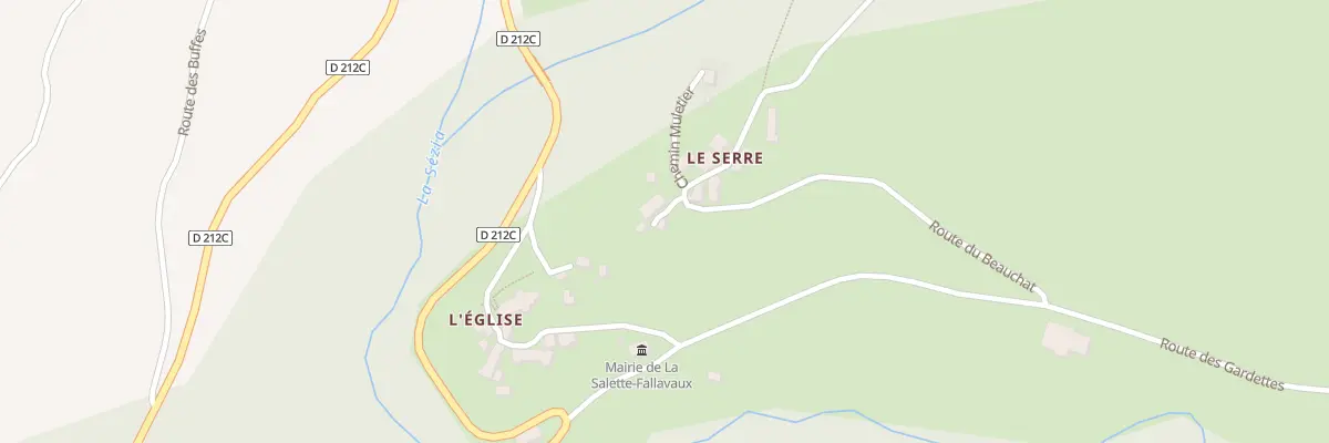 Plan du 5119 Hameau du Serre à La Salette-Fallavaux