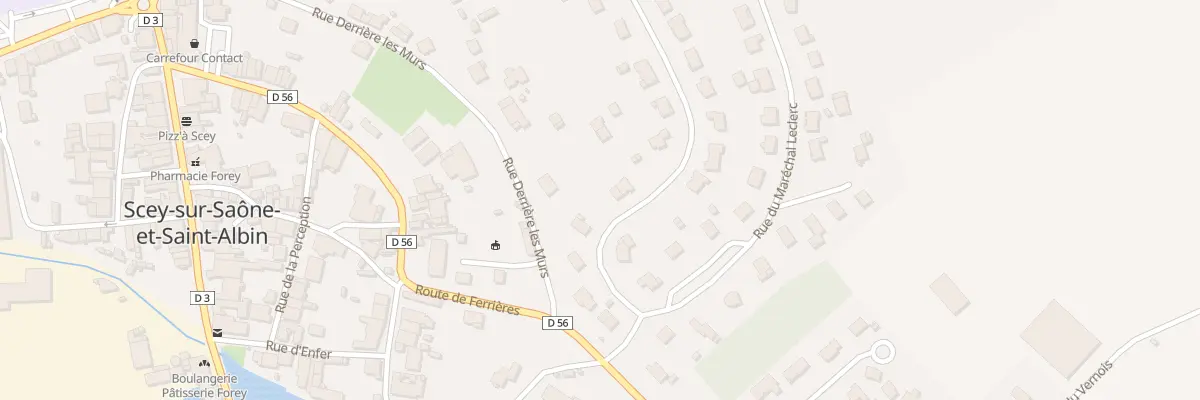 Plan du 51 Rue du Général Brosset à Scey-sur-Saône-et-Saint-Albin