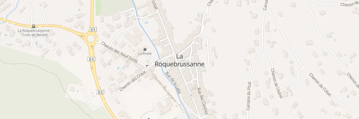 Plan du 5093 Rue Georges Clémenceau à La Roquebrussanne