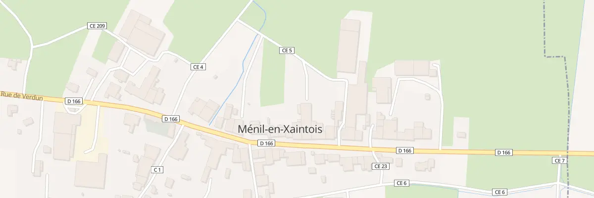 Plan du 440 Rue de Verdun à Ménil-en-Xaintois