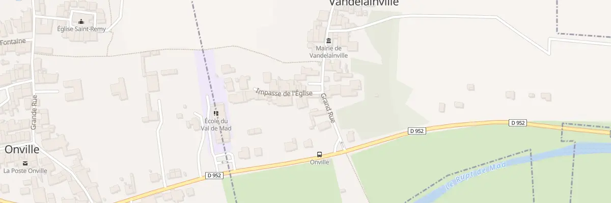 Plan du 2 Imp de l’Eglise à Vandelainville