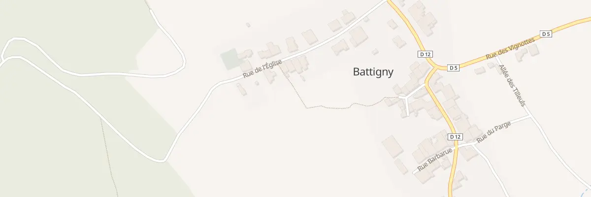 Plan du 11 Rue de l’Eglise à Battigny