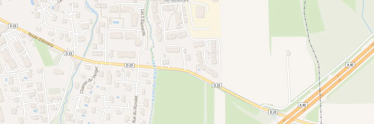 Plan du 609 Rte d’Annecy à Valleiry
