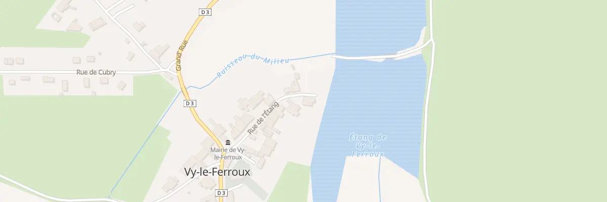Plan du 16 Rue de l’Etang à Vy-le-Ferroux