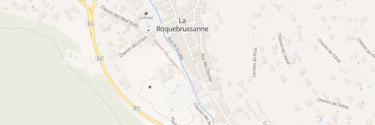 Plan du 5069 Rue Georges Clémenceau à La Roquebrussanne