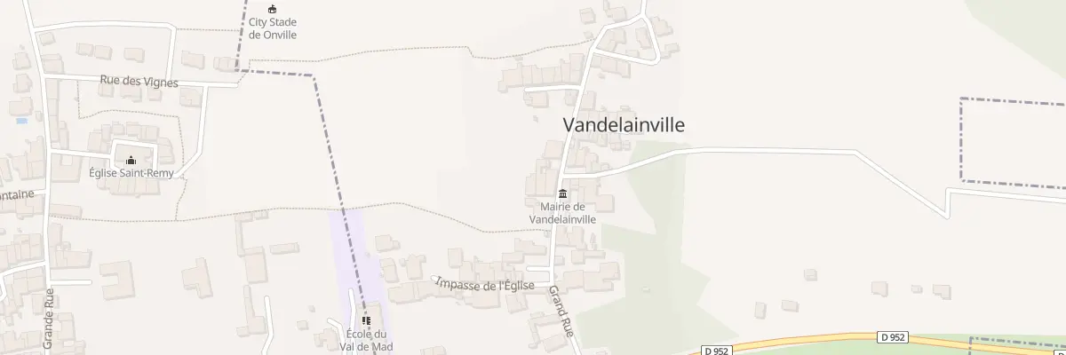 Plan du 9 Gr Grand Rue à Vandelainville