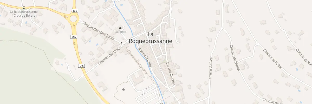 Plan du 38 Rue Georges Clémenceau à La Roquebrussanne