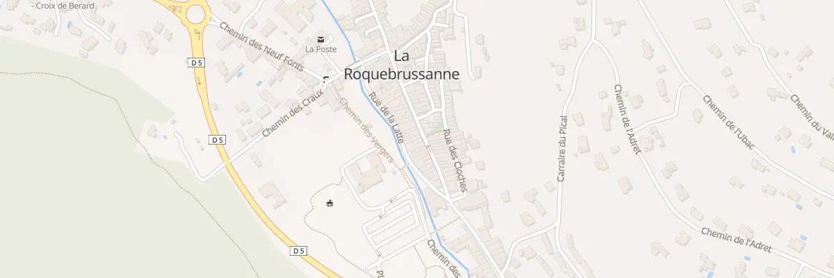 Plan du 5071 Rue Georges Clémenceau à La Roquebrussanne