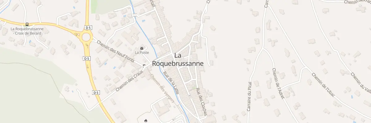 Plan du 5 Pl de la Fontaine à La Roquebrussanne