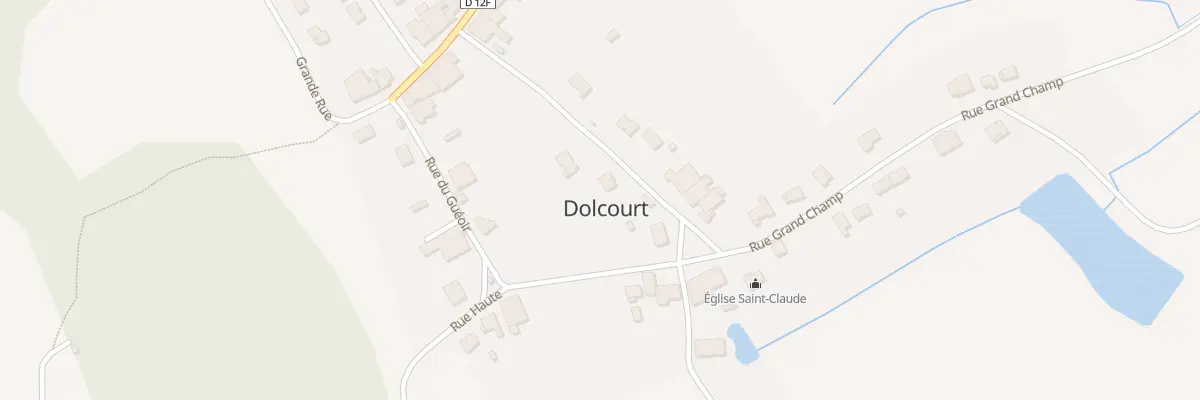 Plan du 8 Che des Champres à Dolcourt