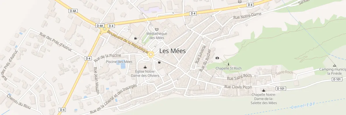 Plan du 7176 Rue Boucherie aux Mées