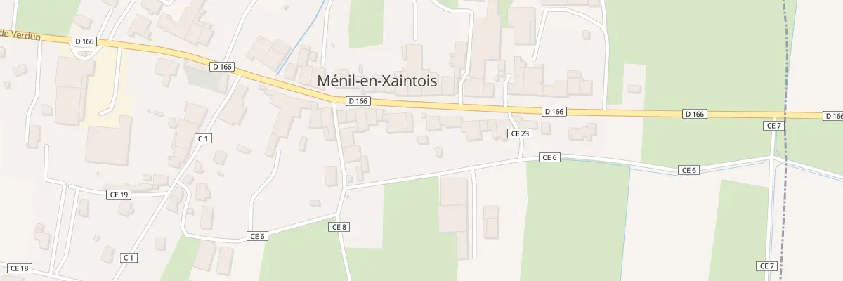 Plan du 417 Rue de Verdun à Ménil-en-Xaintois