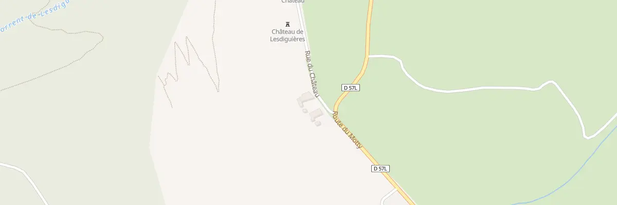 Plan du 5064 Lesdiguieres au Glaizil
