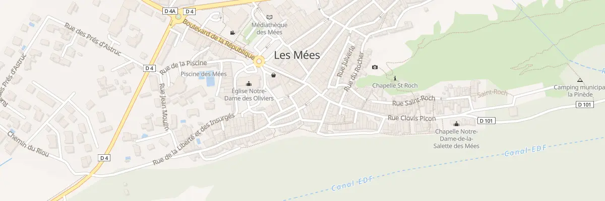 Plan du 5481A Rue Font Neuve aux Mées