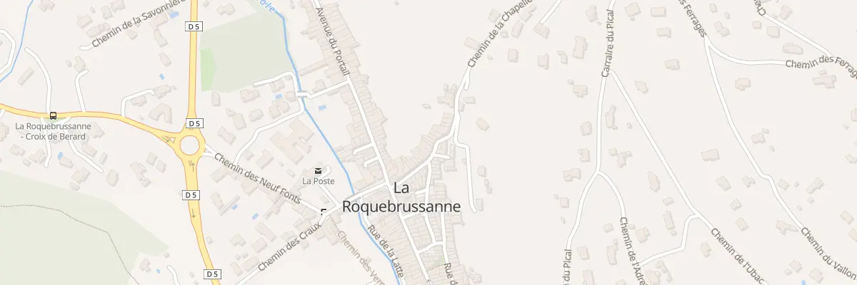 Plan du 23 Rue Saint Antoine à La Roquebrussanne