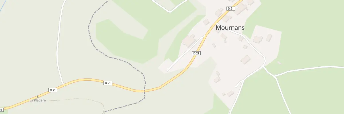 Plan du 18 Gr Grande Rue à Mournans-Charbonny