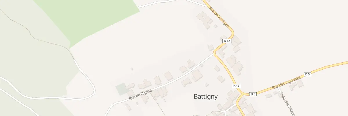 Plan du 4 Rue de l’Eglise à Battigny