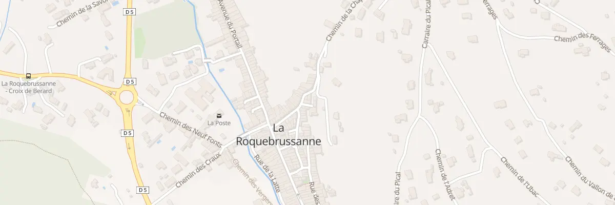 Plan du 24 Rue Saint Antoine à La Roquebrussanne