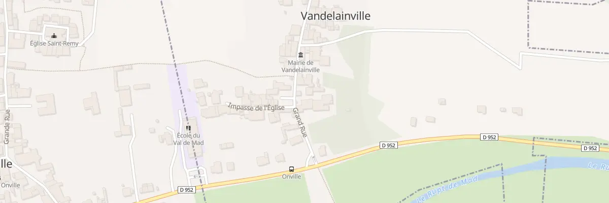 Plan du 2 Pl du Village à Vandelainville