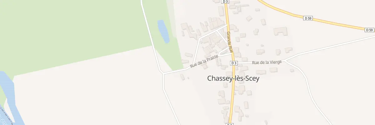 Plan du 9 Rue de la Prairie à Chassey-lès-Scey