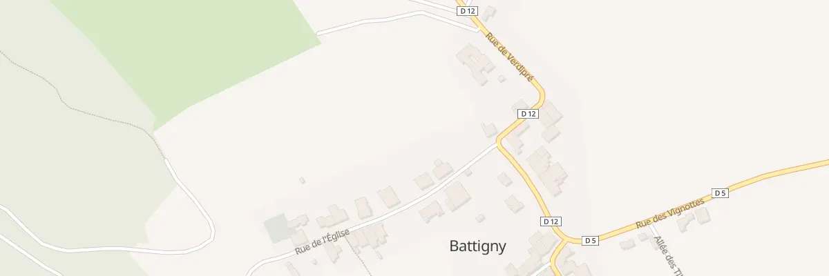 Plan du 2 Rue de l’Eglise à Battigny