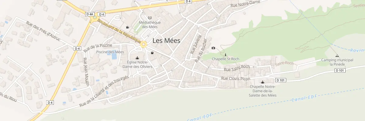 Plan du 17 Rue Clovis Picon aux Mées