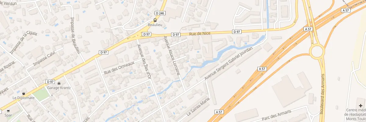 Plan du 4 Imp des Primevères à Toulon