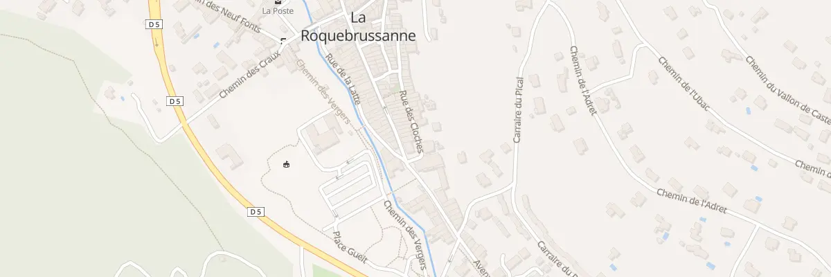 Plan du 4 Rue Georges Clémenceau à La Roquebrussanne