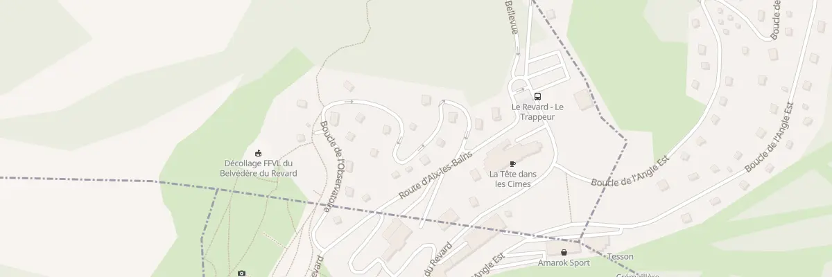 Plan du 5011 Le Mont Revard à Pugny-Chatenod