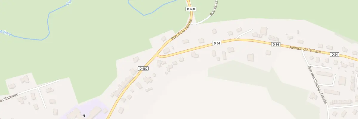 Plan du 60 Av de la Gare à Monthureux-sur-Saône