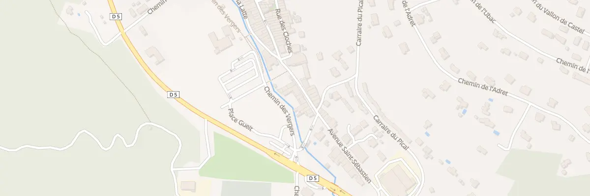 Plan du 3 Av Saint -sébastien à La Roquebrussanne