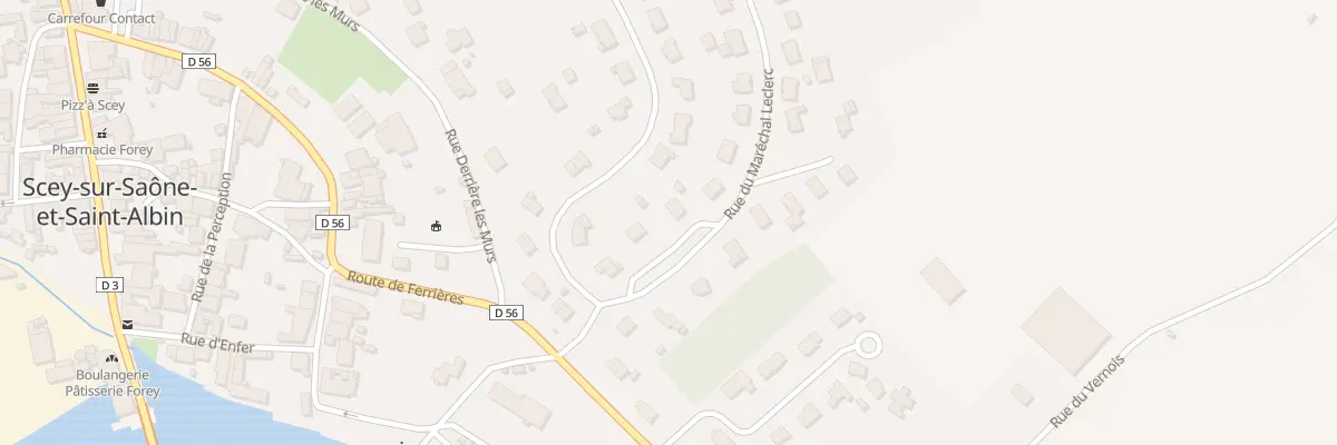 Plan du 20 Rue du Marechal Leclerc à Scey-sur-Saône-et-Saint-Albin
