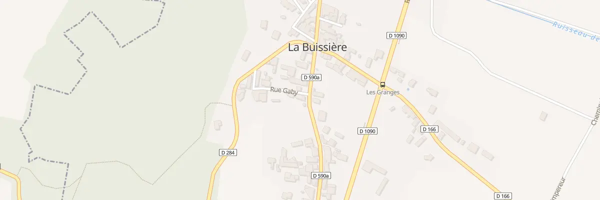 Plan du 340 Rue de Granges à La Buissière