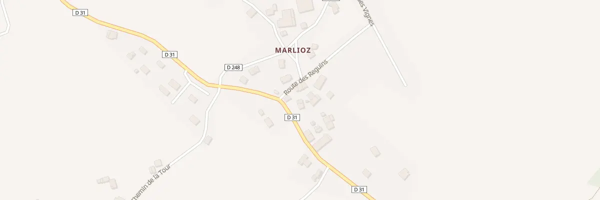 Plan de Marlioz à Boussy