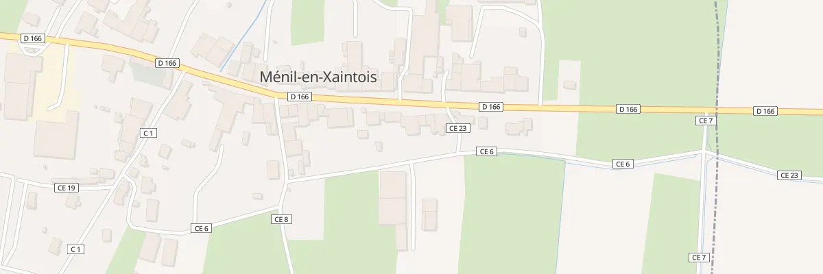 Plan du 361 Rue de Verdun à Ménil-en-Xaintois