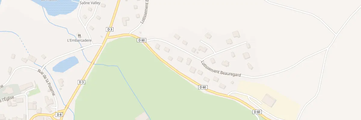Plan du 7 Lot Beauregard à Traves