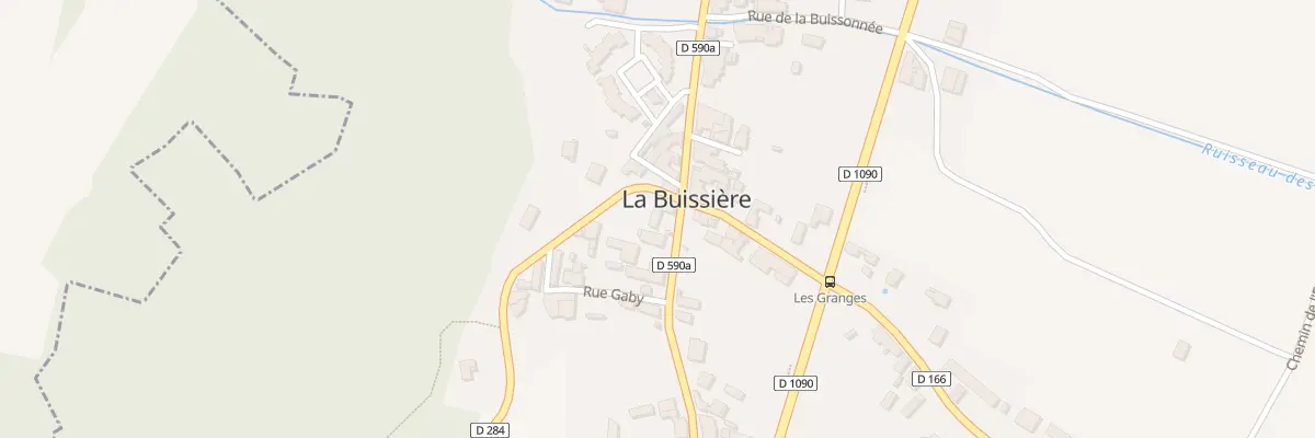 Plan du 256 Rue de Granges à La Buissière